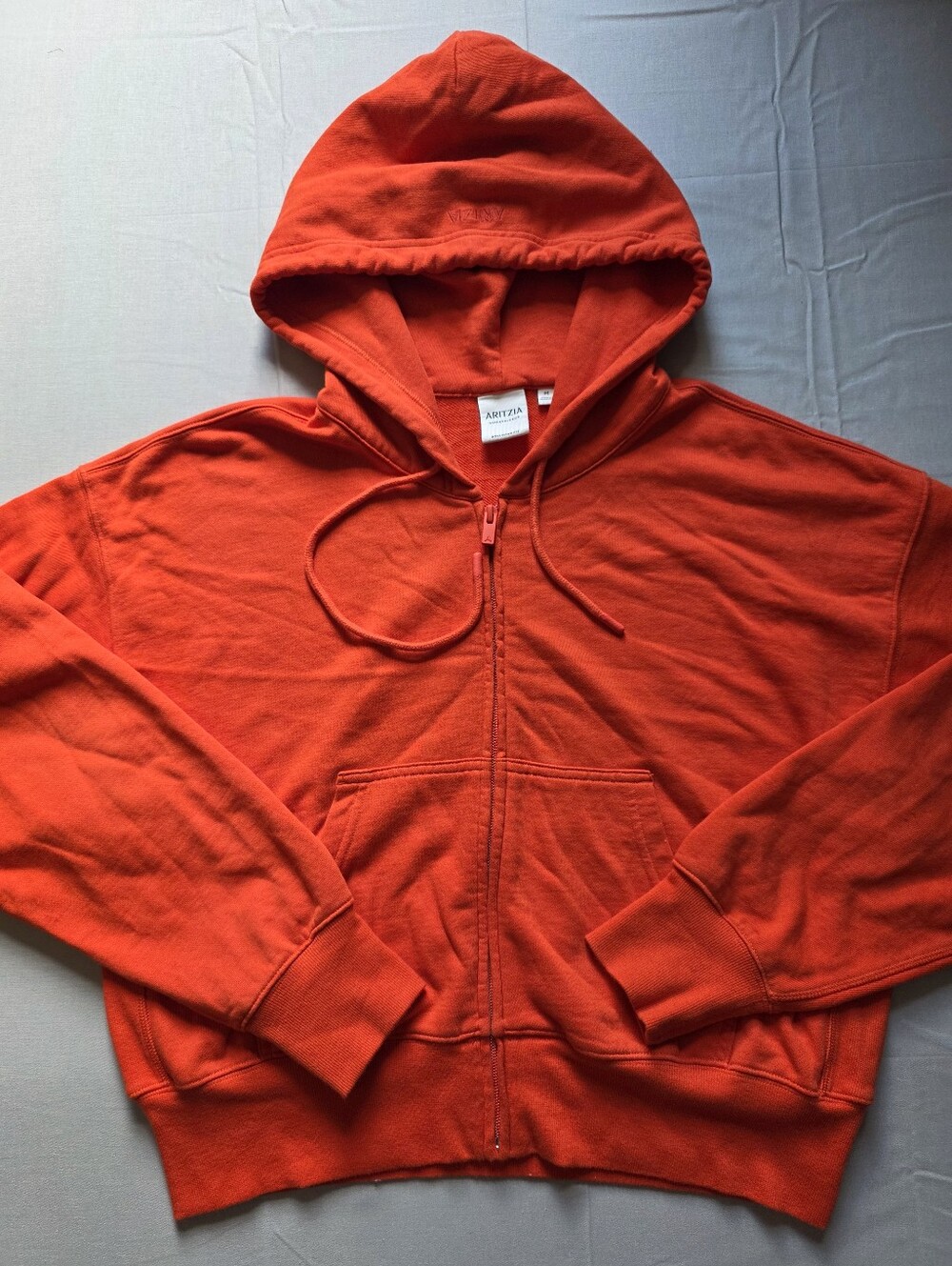 Aritzia Terry Sweatfleece Boyfriend Boxy Zip Hoodie Size Medium